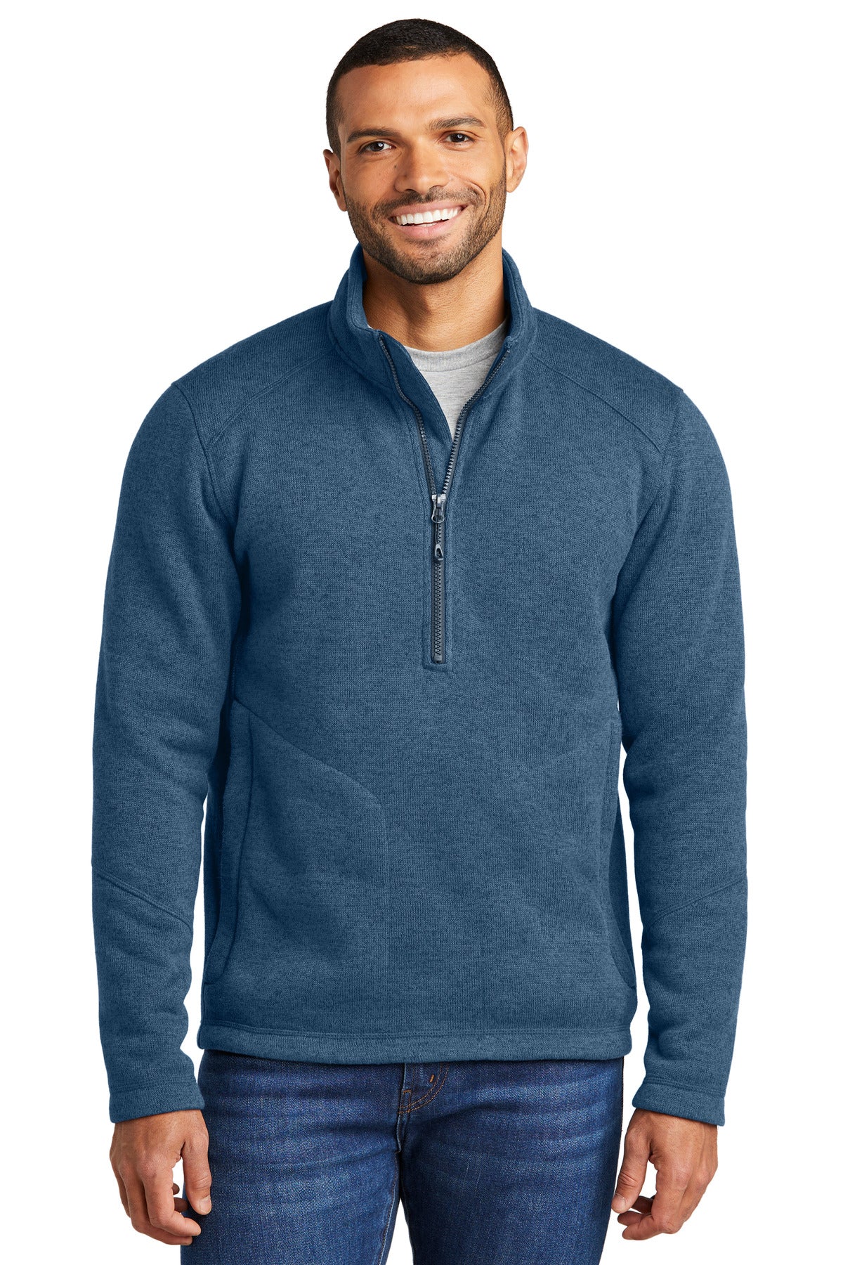 Port Authority ®  Arc Sweater Fleece 1/4-Zip F426 - Angelheart Embroidery and Screen Printing