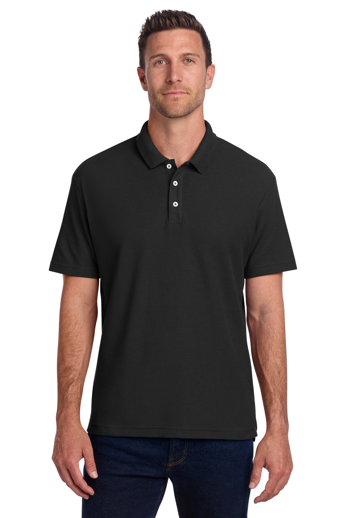Port Authority ®  C-FREE ®  Cotton Blend Pique Polo K867 - Angelheart Embroidery and Screen Printing