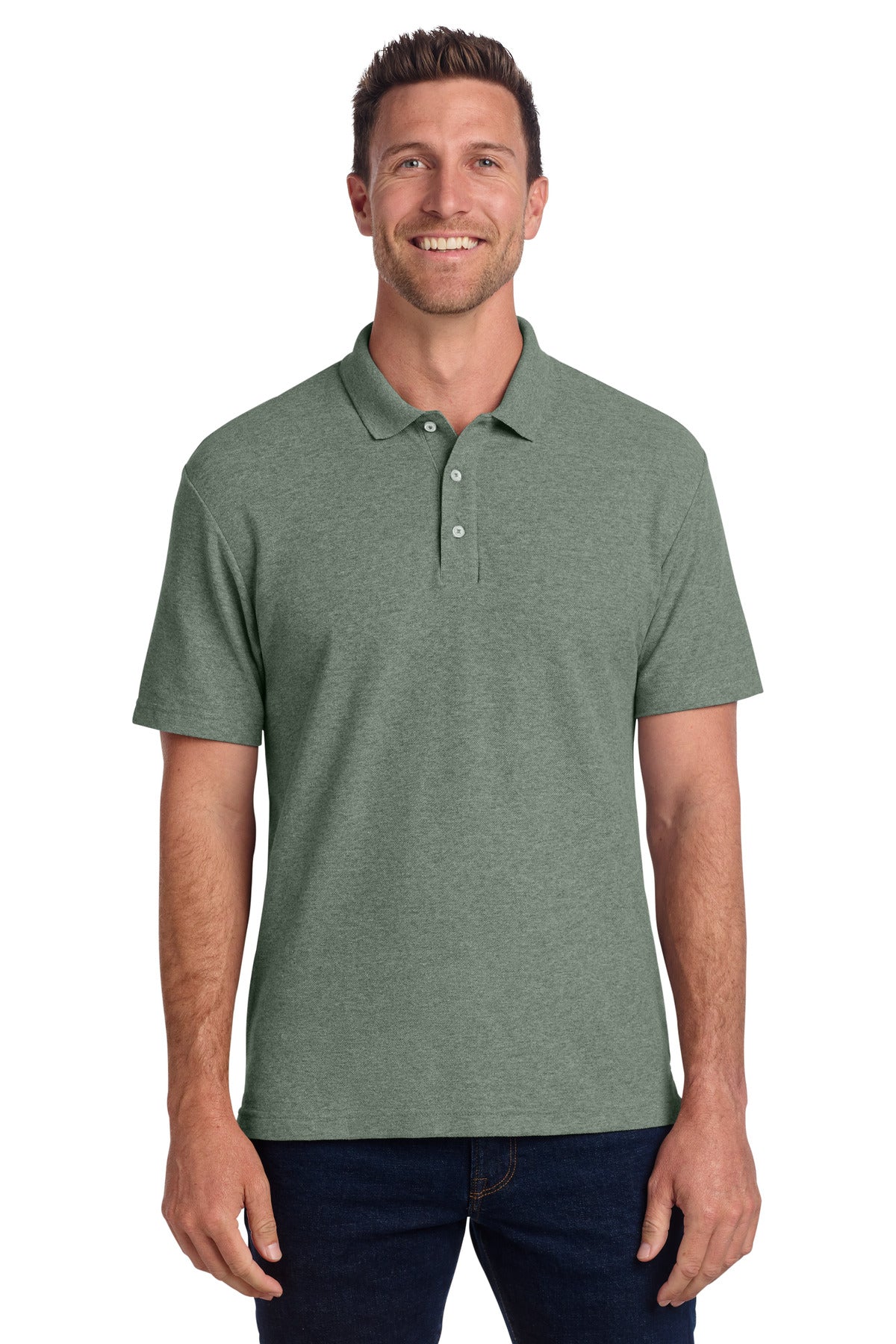 Port Authority ®  C-FREE ®  Cotton Blend Pique Polo K867 - Angelheart Embroidery and Screen Printing