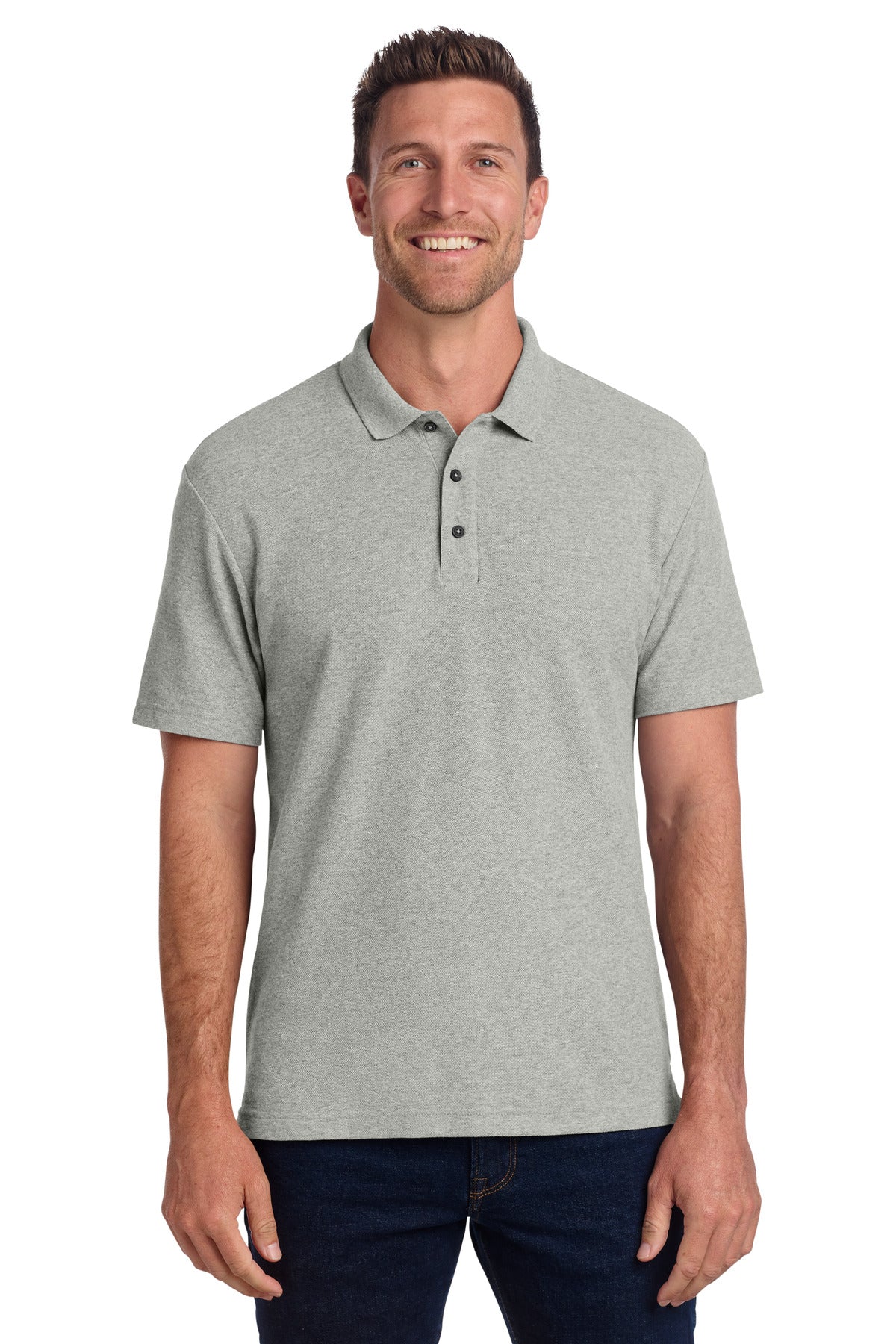 Port Authority ®  C-FREE ®  Cotton Blend Pique Polo K867 - Angelheart Embroidery and Screen Printing