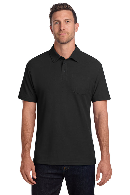Port Authority ®  C-FREE ®  Cotton Blend Pique Pocket Polo K868 - Angelheart Embroidery and Screen Printing