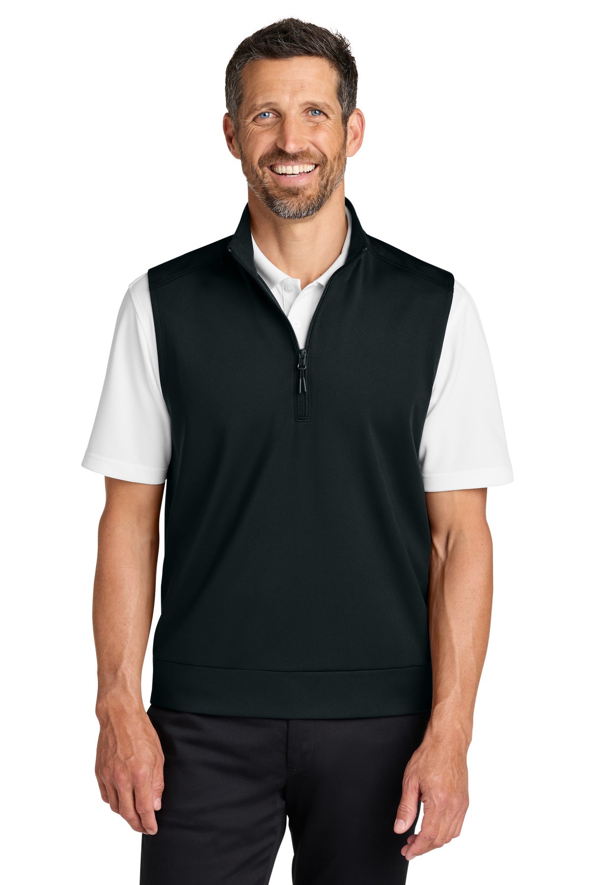 Port Authority ®  C-FREE ®  Double Knit 1/4-Zip Vest K880V - Angelheart Embroidery and Screen Printing