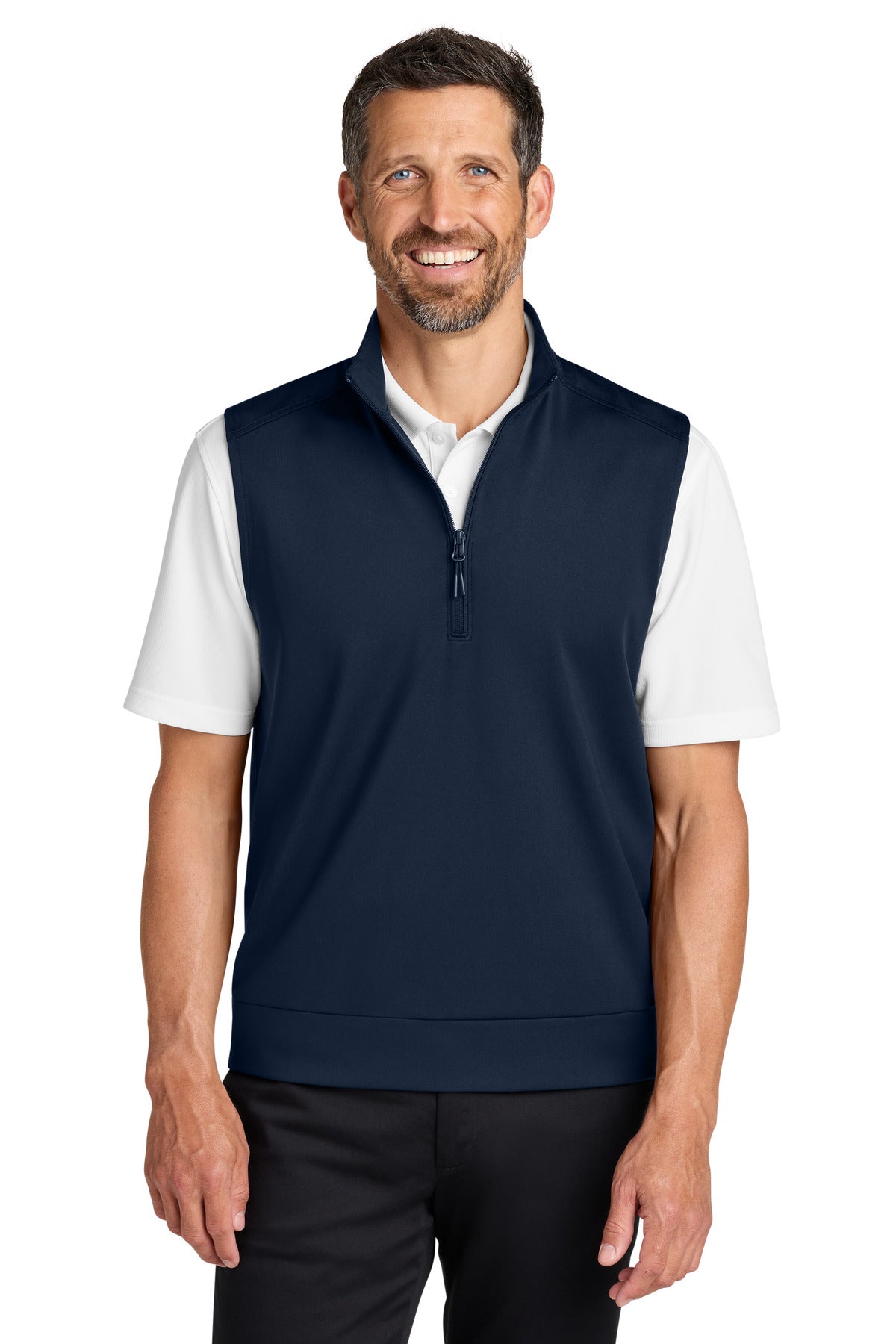 Port Authority ®  C-FREE ®  Double Knit 1/4-Zip Vest K880V - Angelheart Embroidery and Screen Printing