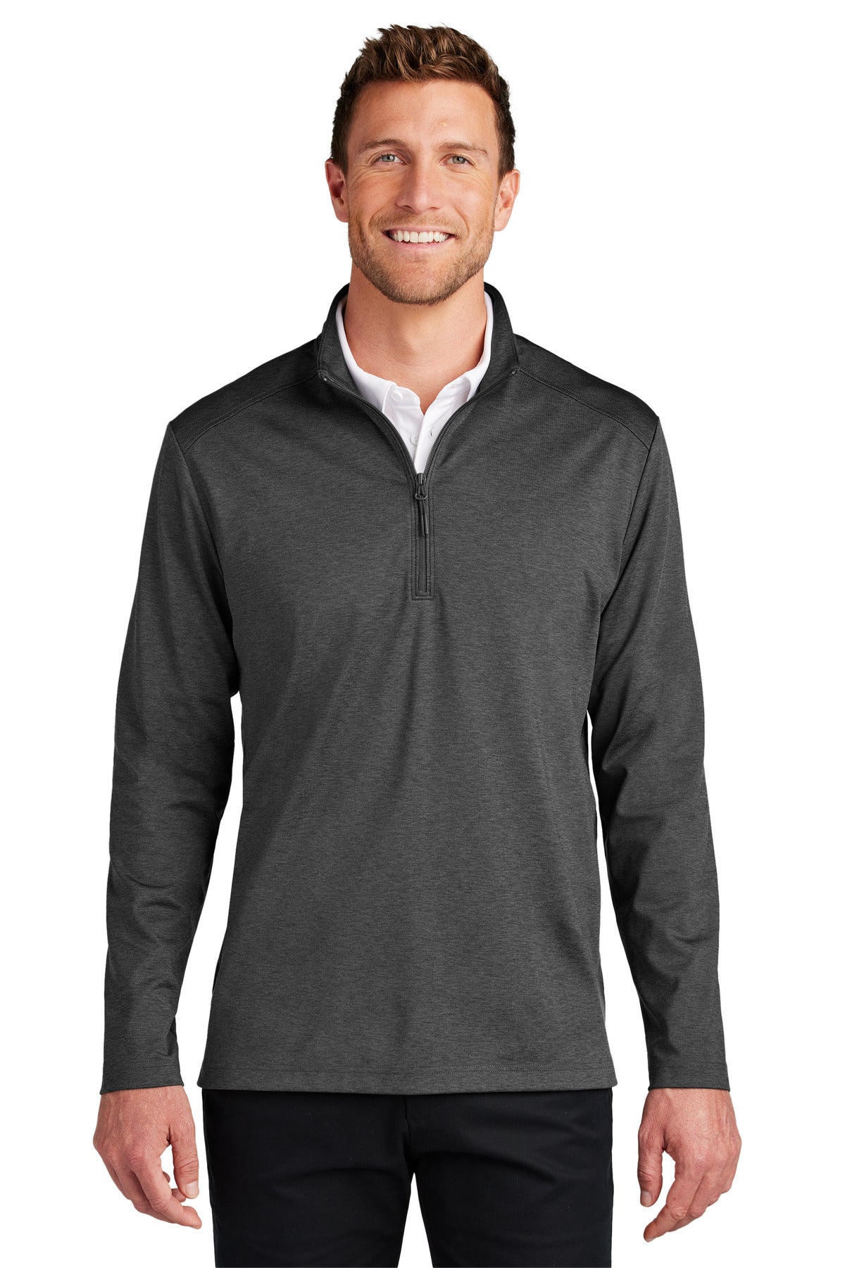 Port Authority ®  C-FREE ®  Double Knit 1/4-Zip K880 - Angelheart Embroidery and Screen Printing