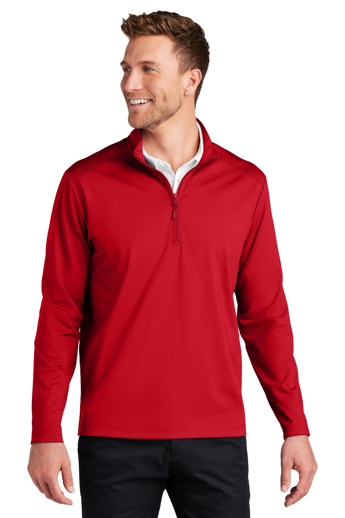 Port Authority ®  C-FREE ®  Double Knit 1/4-Zip K880 - Angelheart Embroidery and Screen Printing