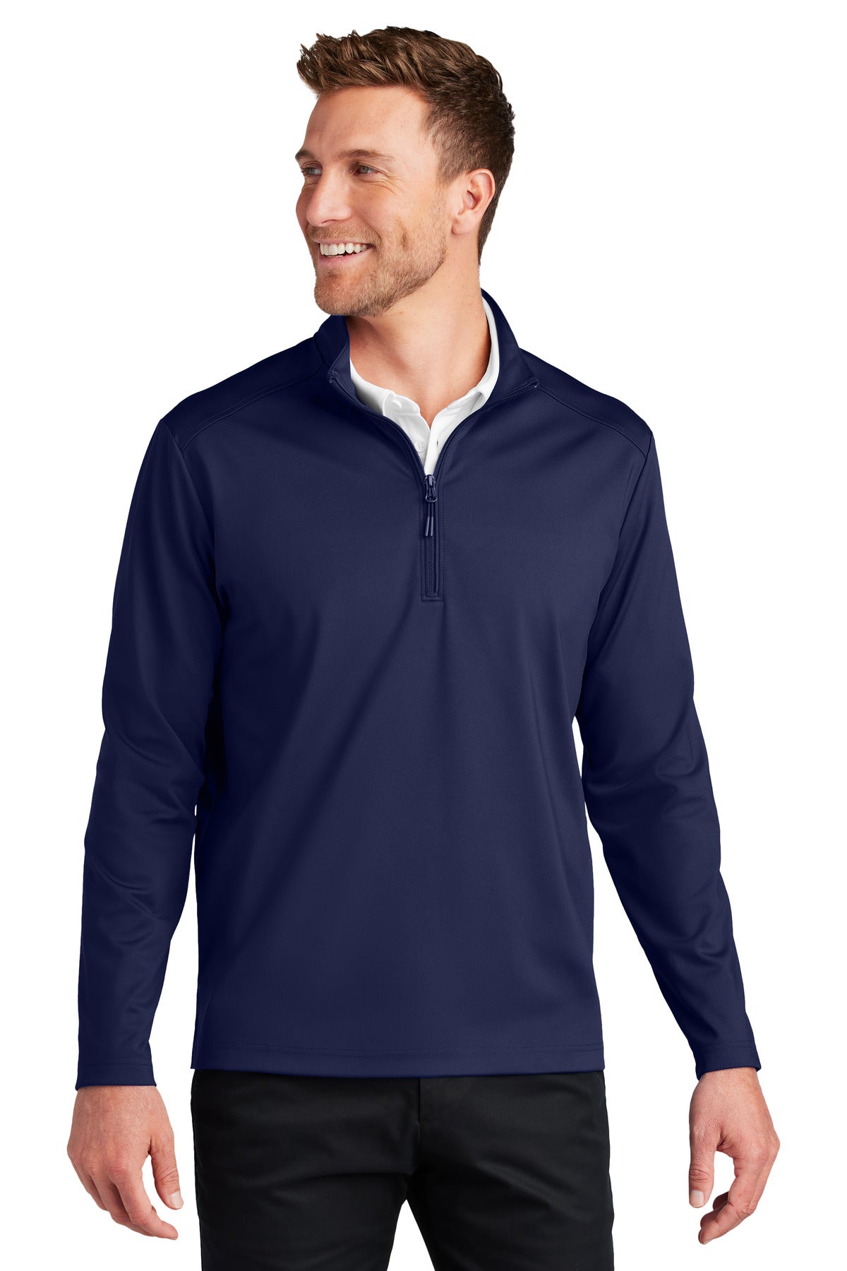 Port Authority ®  C-FREE ®  Double Knit 1/4-Zip K880 - Angelheart Embroidery and Screen Printing