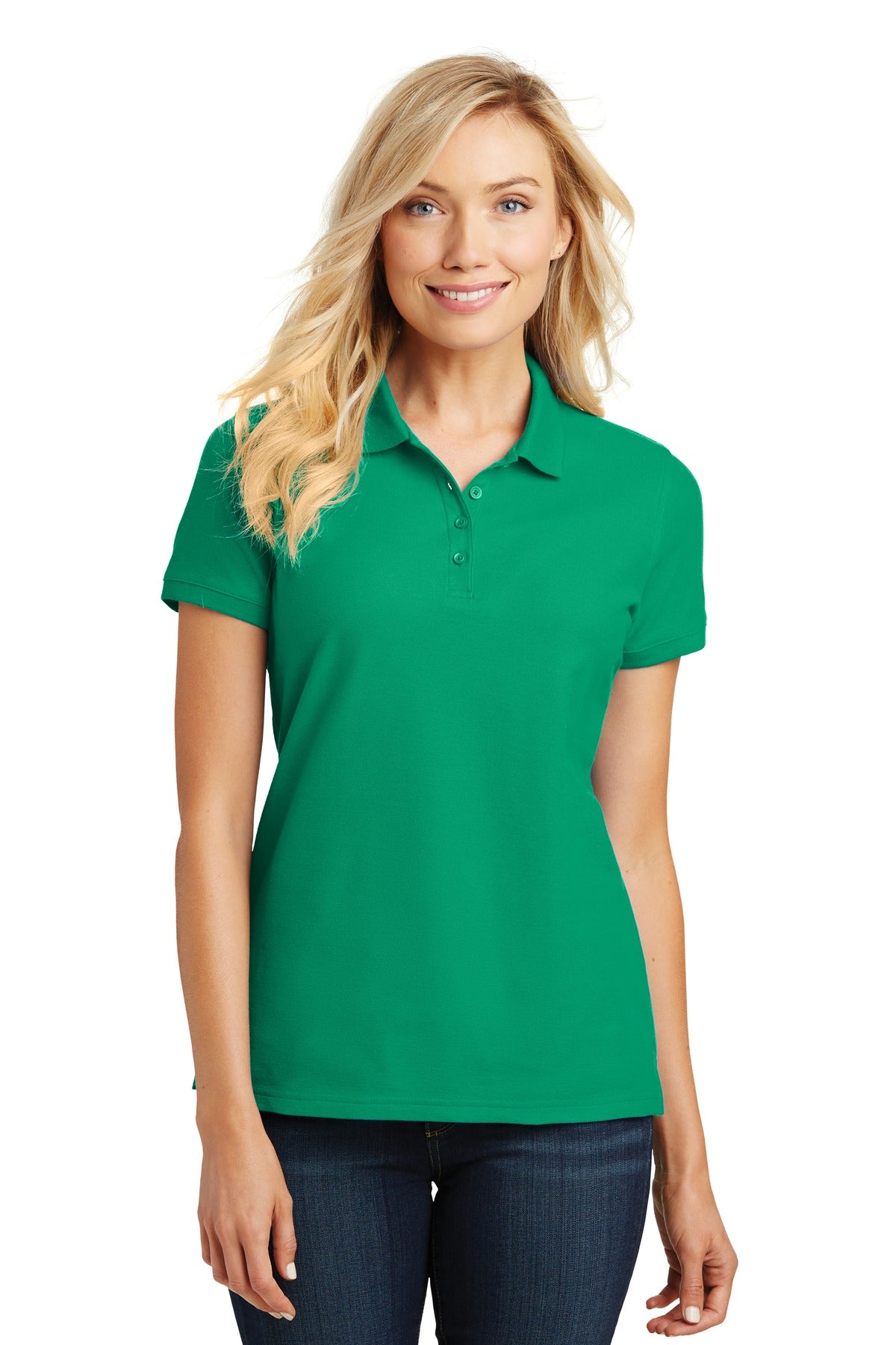 Port Authority ®  Women's Core Classic Pique Polo. L100 - Angelheart Embroidery and Screen Printing