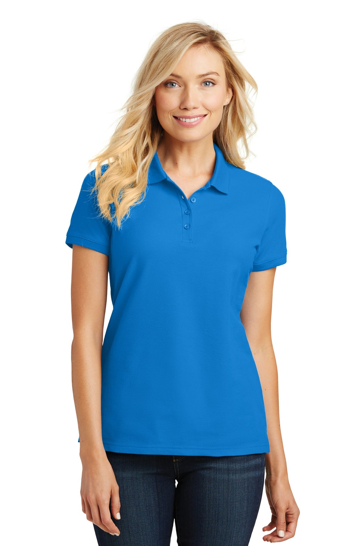 Port Authority ®  Women's Core Classic Pique Polo. L100 - Angelheart Embroidery and Screen Printing