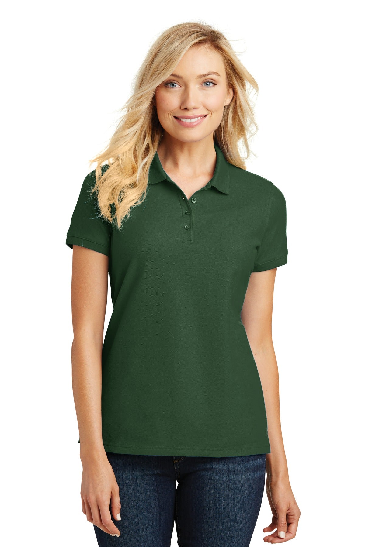 Port Authority ®  Women's Core Classic Pique Polo. L100 - Angelheart Embroidery and Screen Printing
