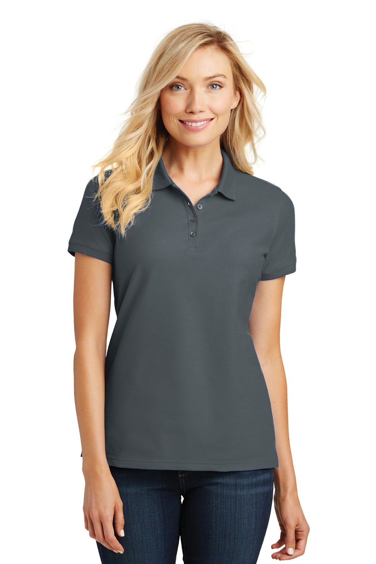 Port Authority ®  Women's Core Classic Pique Polo. L100 - Angelheart Embroidery and Screen Printing
