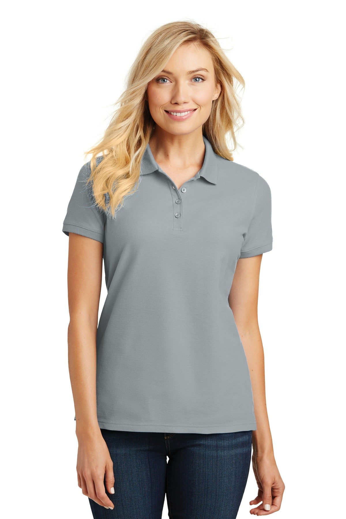 Port Authority ®  Women's Core Classic Pique Polo. L100 - Angelheart Embroidery and Screen Printing