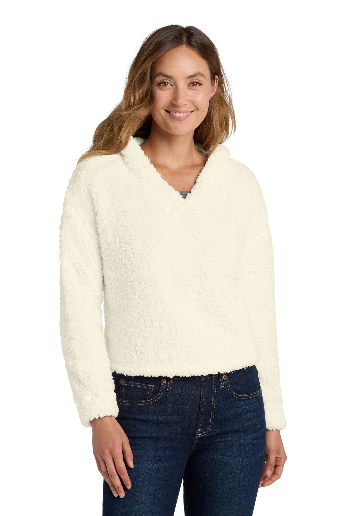 Port Authority  ®  Women's Cozy Fleece Hoodie. L132 - Angelheart Embroidery and Screen Printing