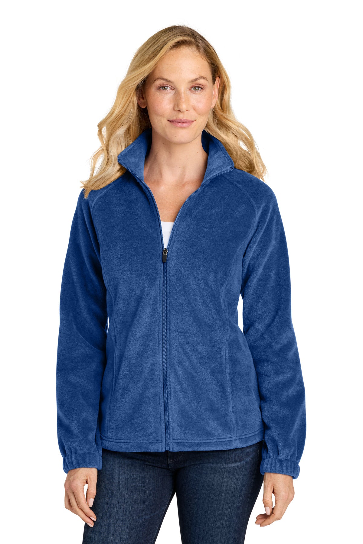 Port Authority ®  Women's Plush Fleece Full-Zip Jacket L190 - Angelheart Embroidery and Screen Printing