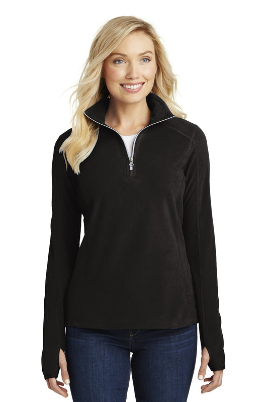Port Authority ®  Women's Microfleece 1/2-Zip Pullover. L224 - Angelheart Embroidery and Screen Printing