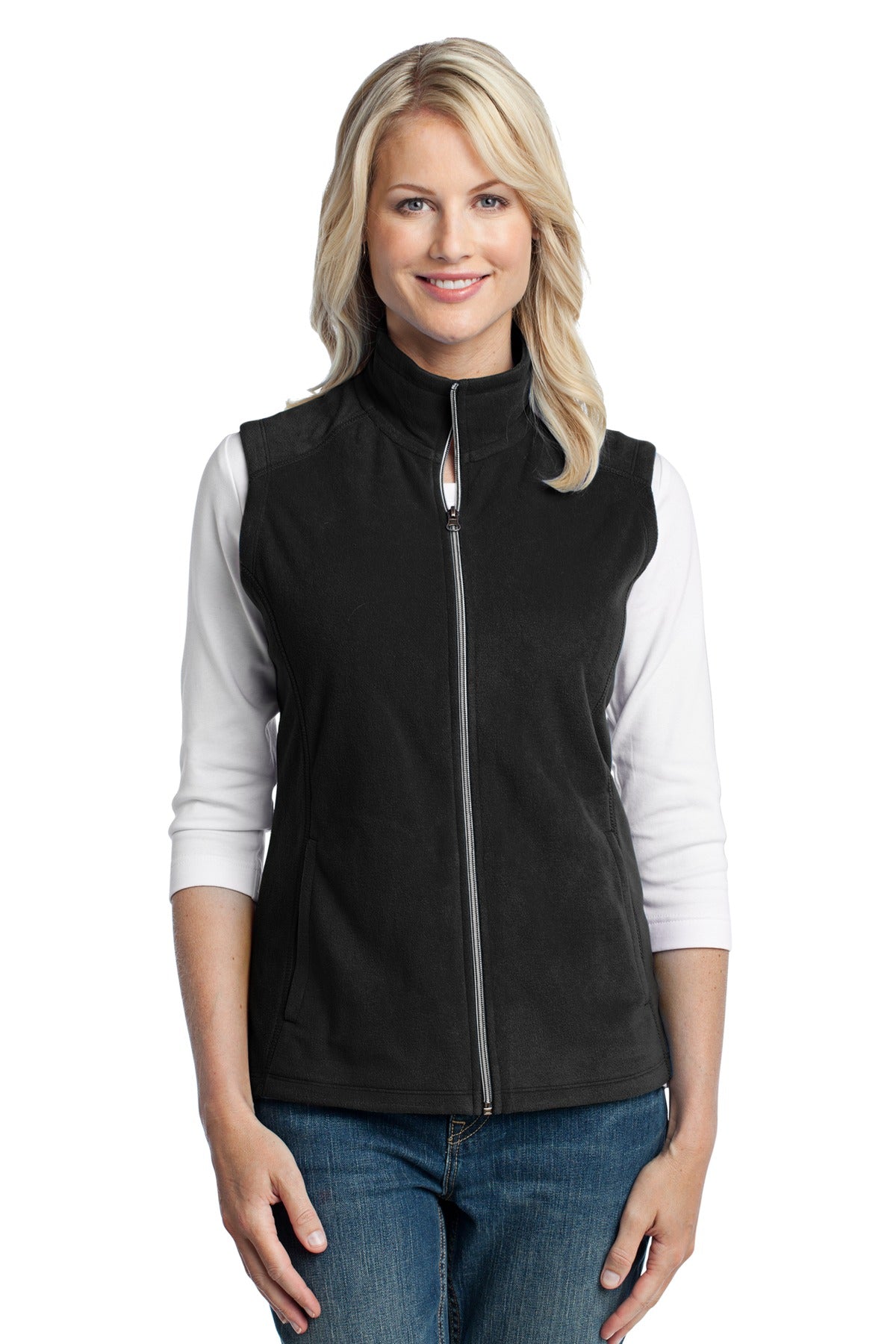 Port Authority ®  Women's Microfleece Vest. L226 - Angelheart Embroidery and Screen Printing