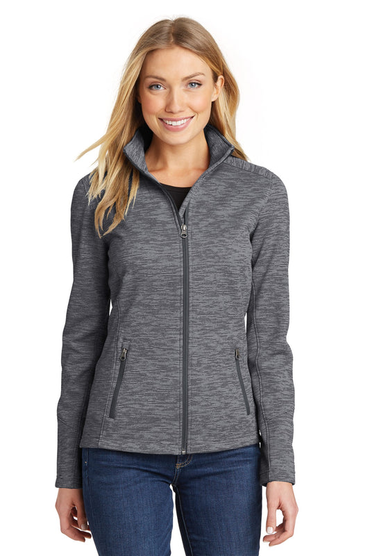 Port Authority ®  Women's Digi Stripe Fleece Jacket. L231 - Angelheart Embroidery and Screen Printing