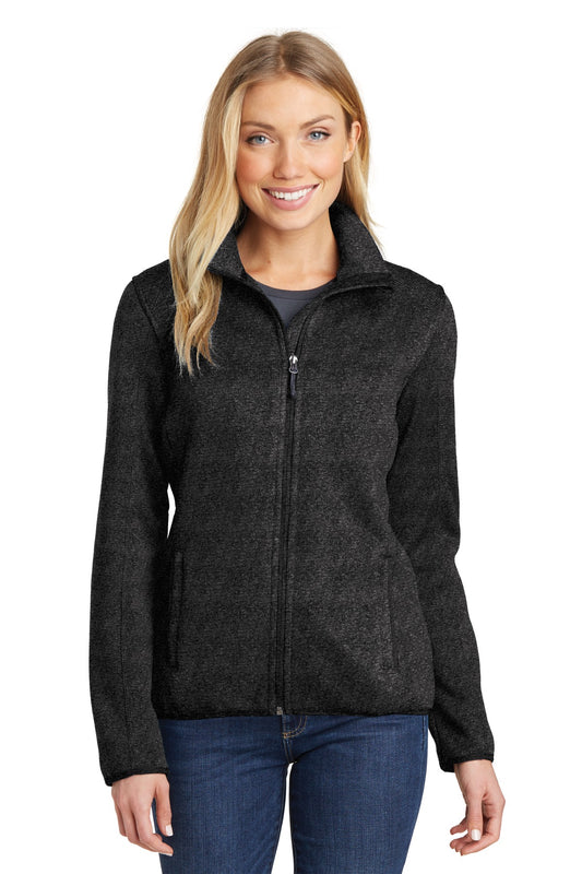 Port Authority ®  Women's Sweater Fleece Jacket. L232 - Angelheart Embroidery and Screen Printing