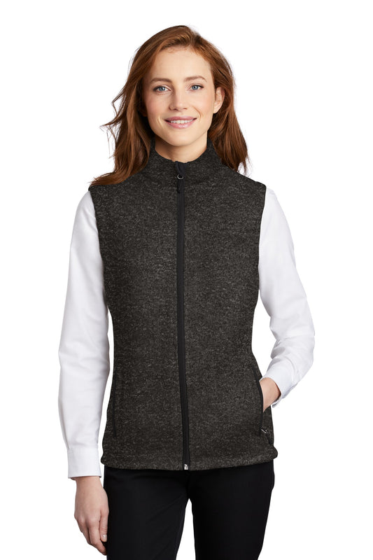 Port Authority  ®  Women's Sweater Fleece Vest L236 - Angelheart Embroidery and Screen Printing