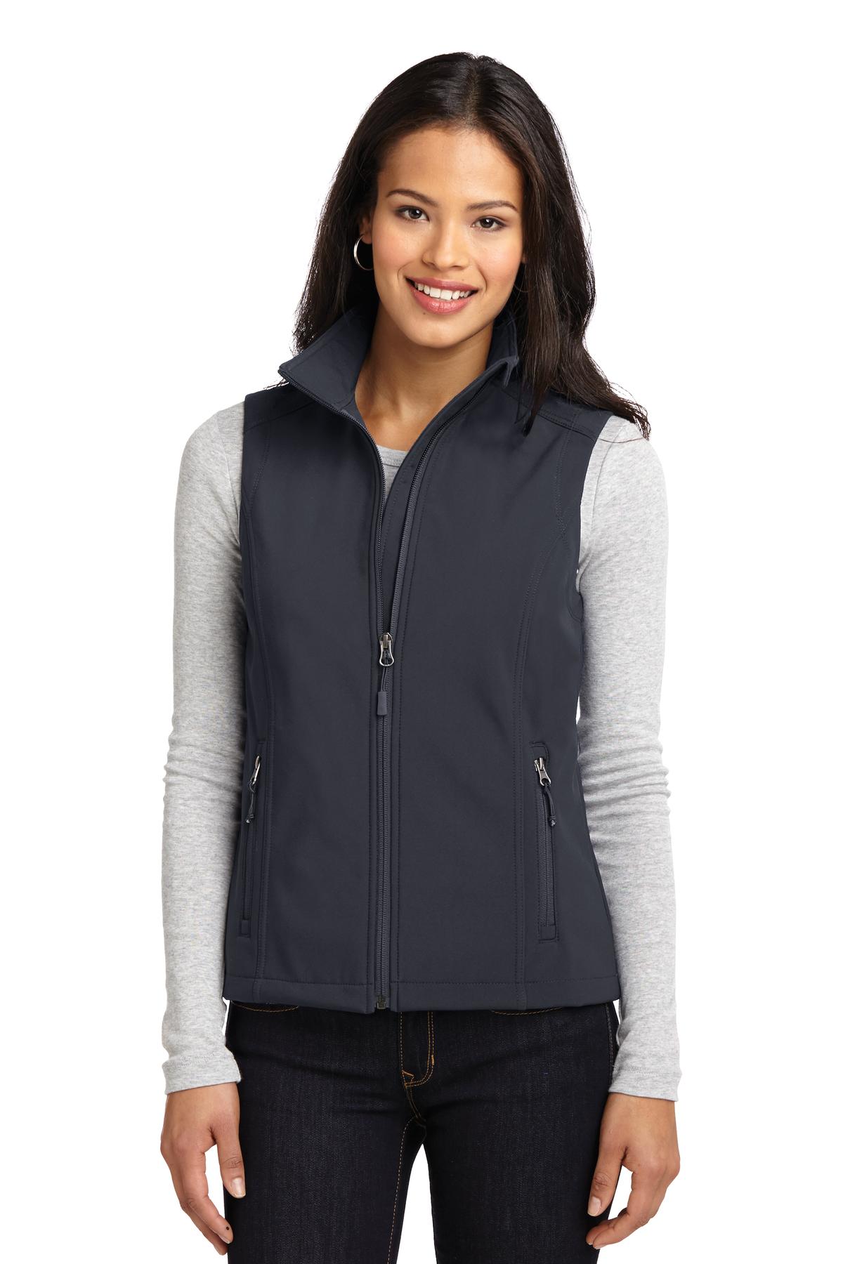 Port Authority ®  Women's Core Soft Shell Vest. L325 - Angelheart Embroidery and Screen Printing