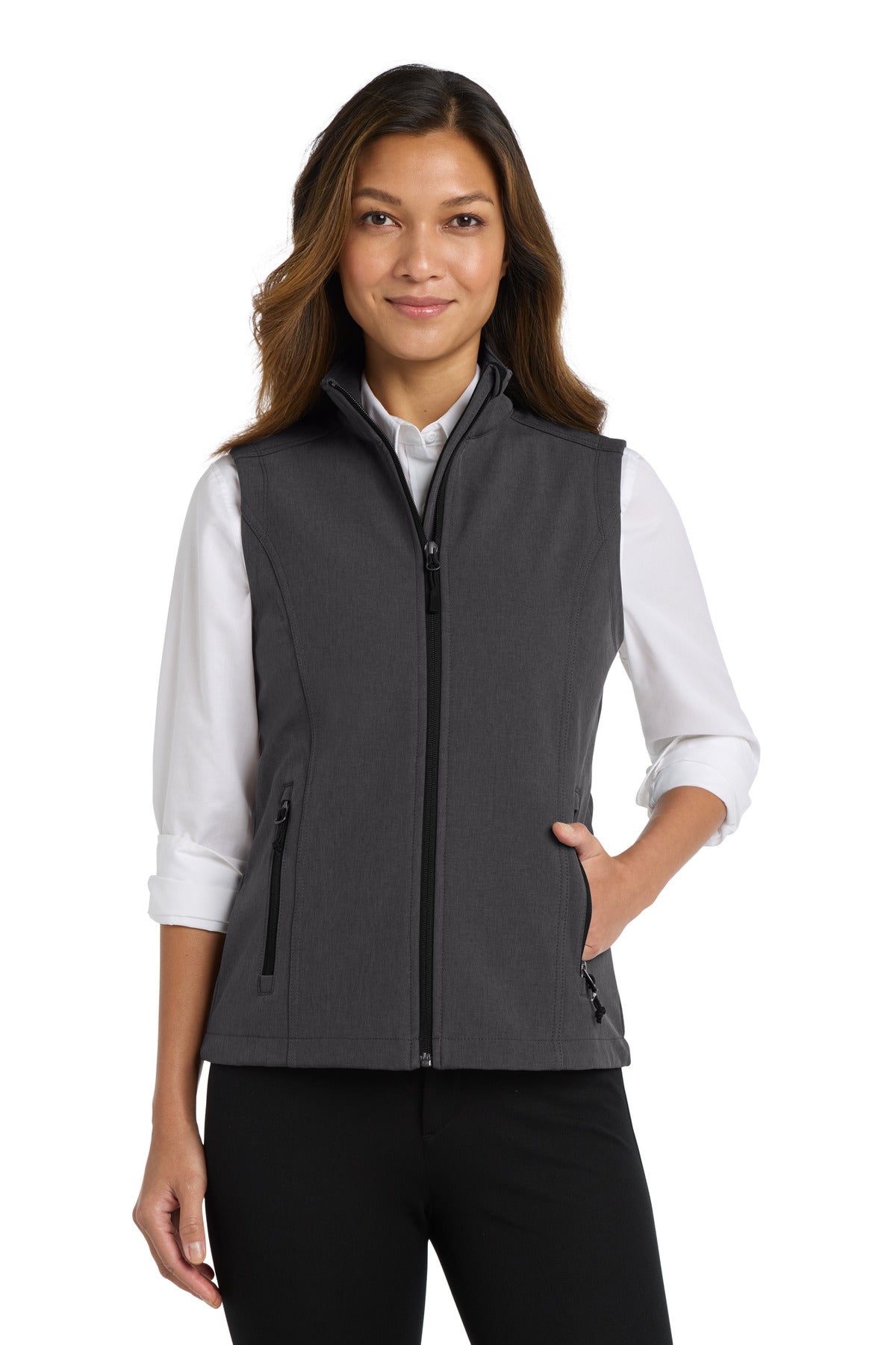 Port Authority ®  Women's Core Soft Shell Vest. L325 - Angelheart Embroidery and Screen Printing