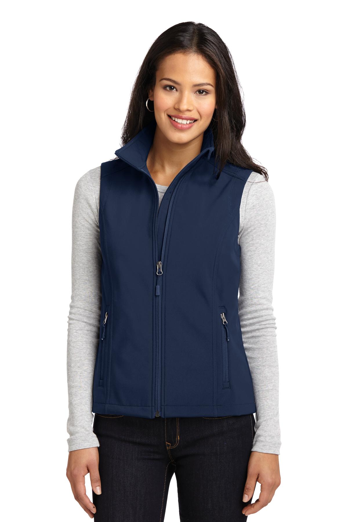 Port Authority ®  Women's Core Soft Shell Vest. L325 - Angelheart Embroidery and Screen Printing