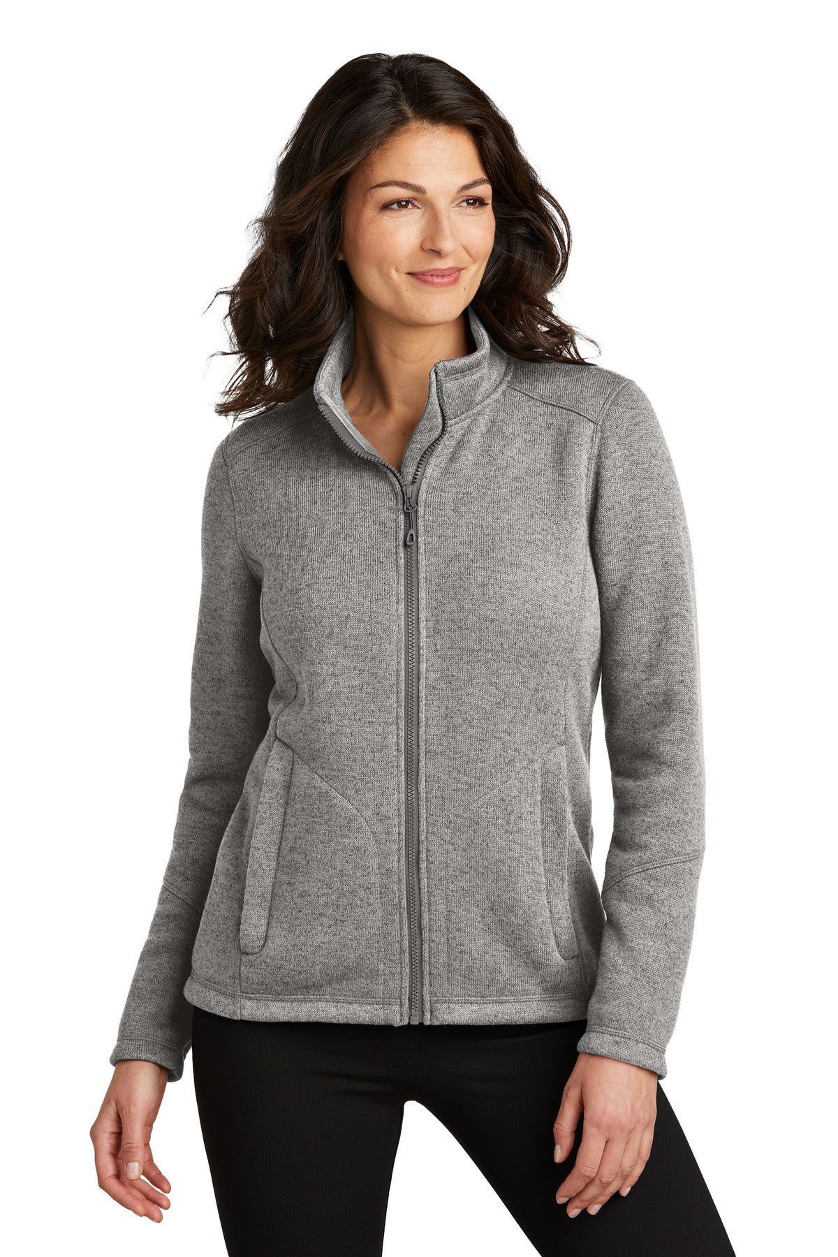 Port Authority ®  Women's Arc Sweater Fleece Jacket L428 - Angelheart Embroidery and Screen Printing