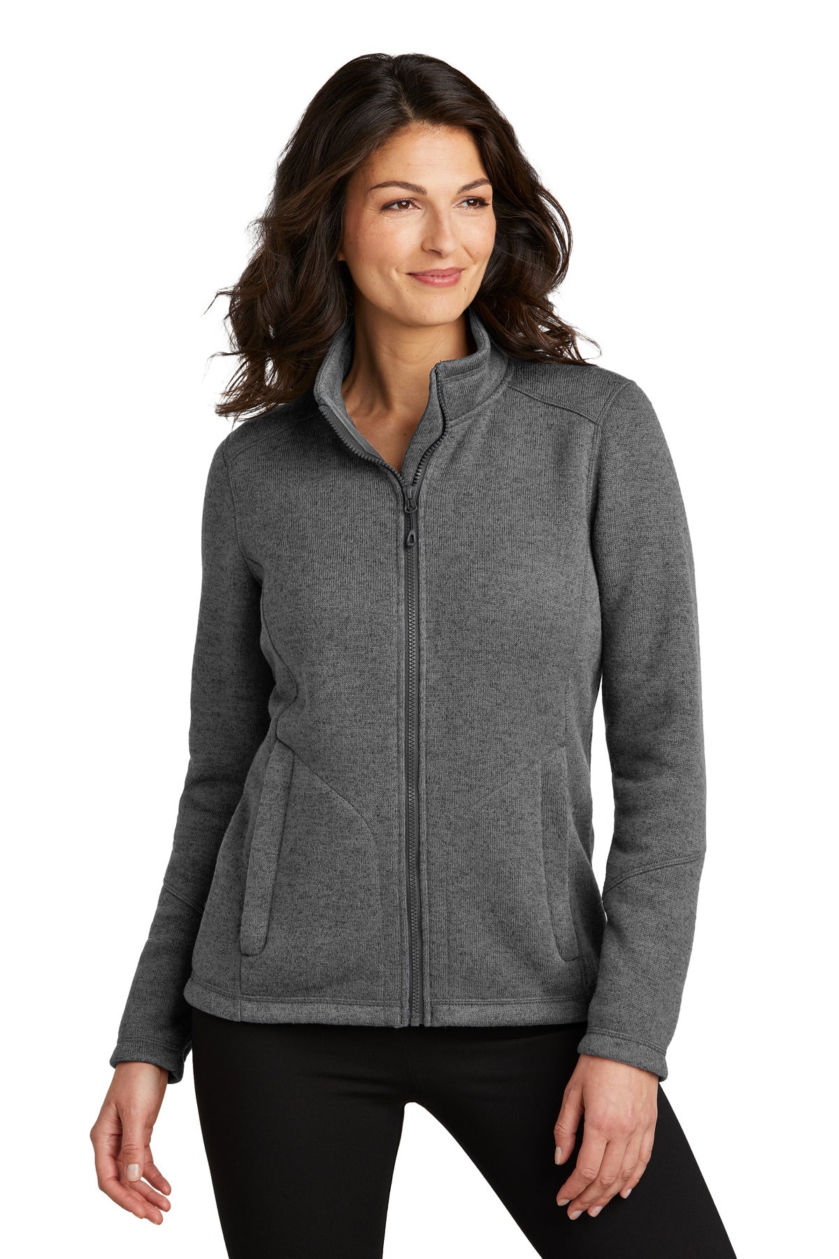 Port Authority ®  Women's Arc Sweater Fleece Jacket L428 - Angelheart Embroidery and Screen Printing