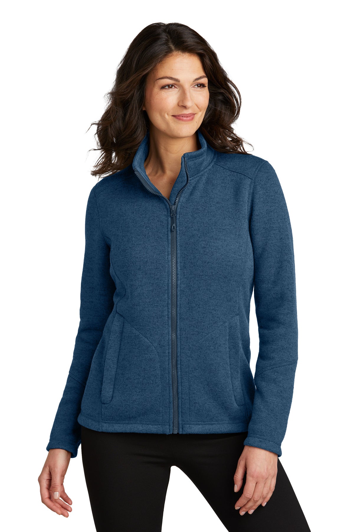 Port Authority ®  Women's Arc Sweater Fleece Jacket L428 - Angelheart Embroidery and Screen Printing