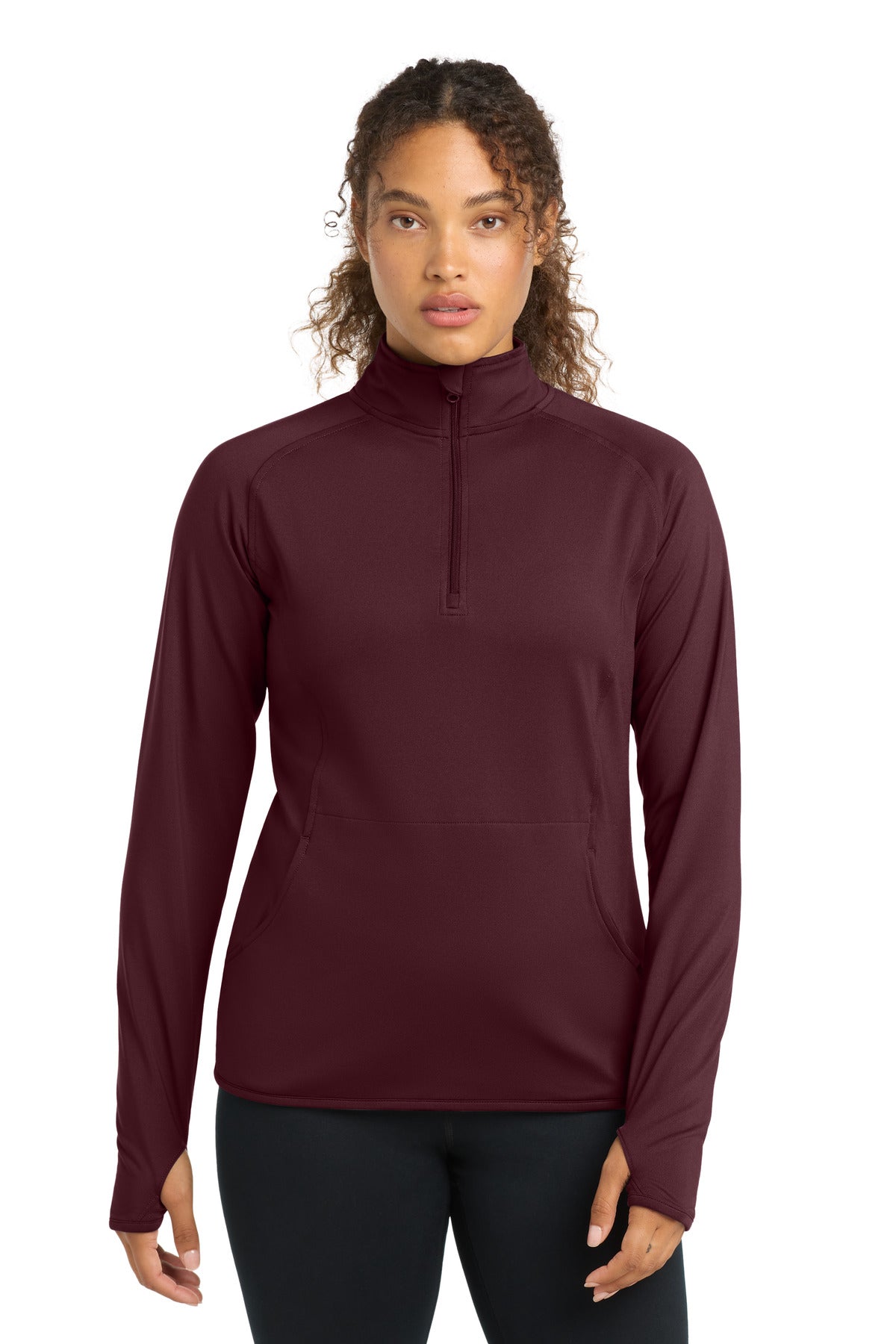 Sport-Tek ®  Women's Sport-Wick ®  Stretch 1/4-Zip Pullover. LST850