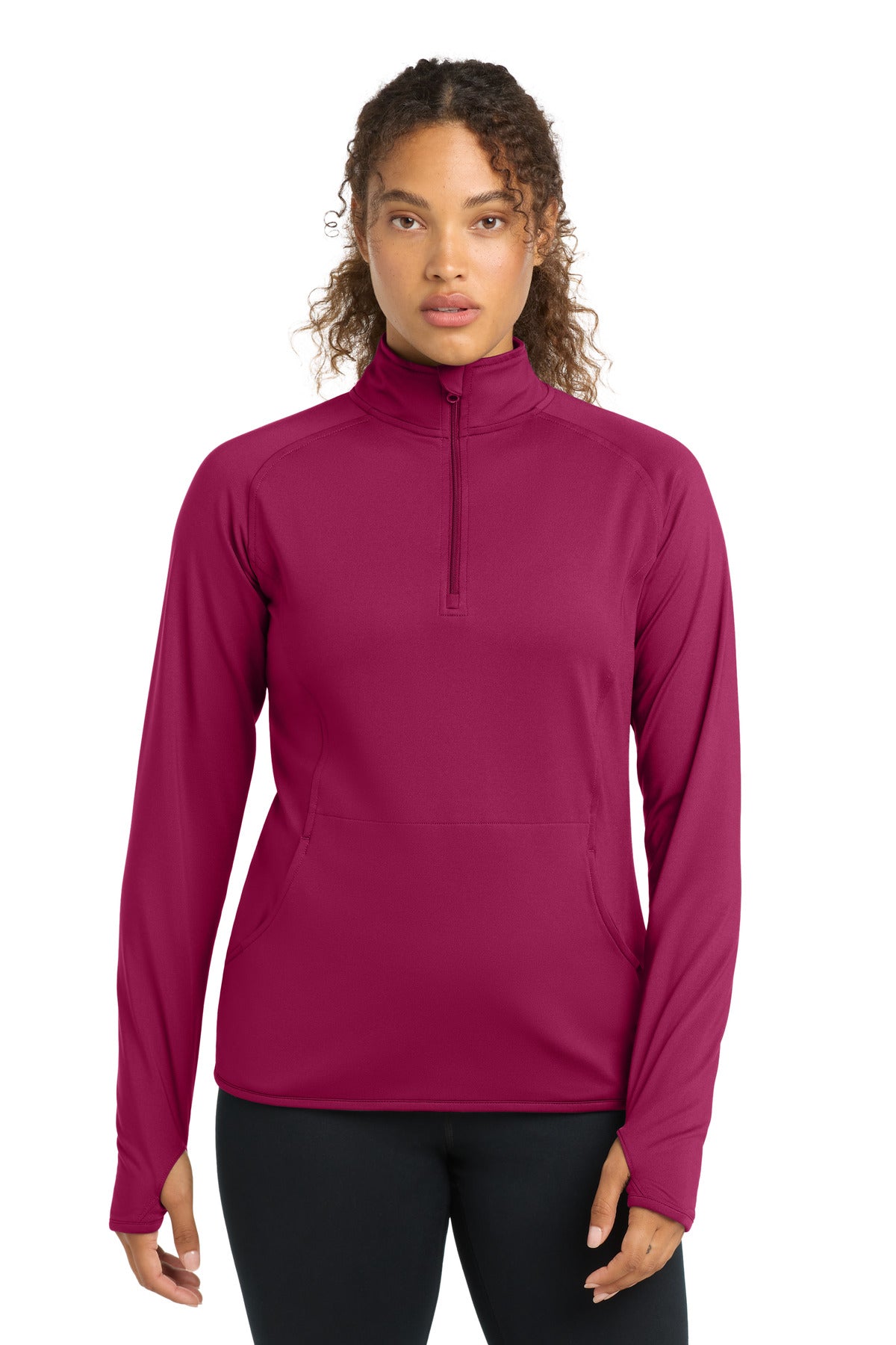 Sport-Tek ®  Women's Sport-Wick ®  Stretch 1/4-Zip Pullover. LST850