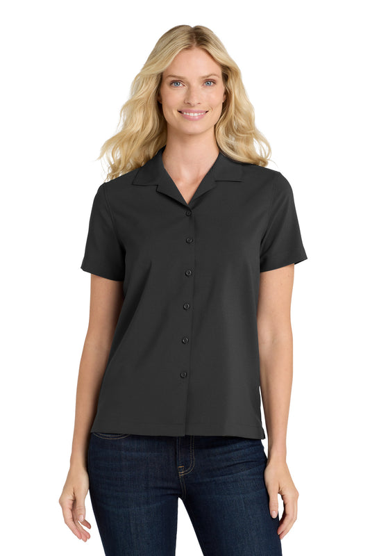 Port Authority ®  Women's Short Sleeve Performance Staff Shirt LW400 - Angelheart Embroidery and Screen Printing