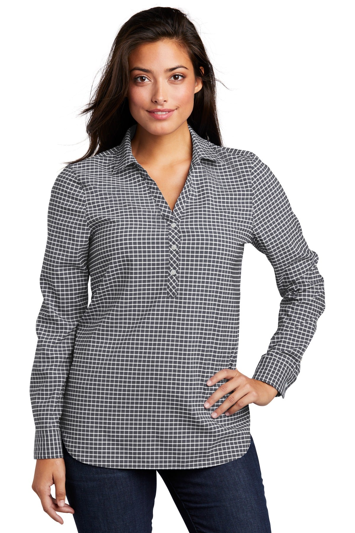 Port Authority  ®  Ladies City Stretch Tunic LW680 - Angelheart Embroidery and Screen Printing