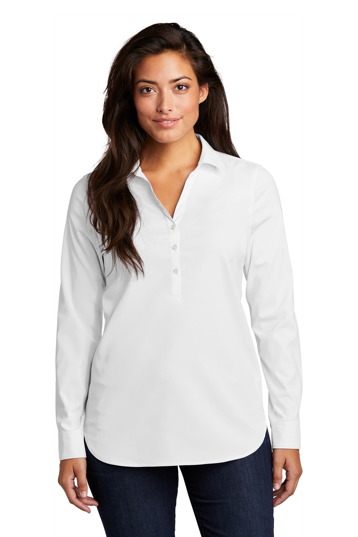 Port Authority  ®  Ladies City Stretch Tunic LW680 - Angelheart Embroidery and Screen Printing