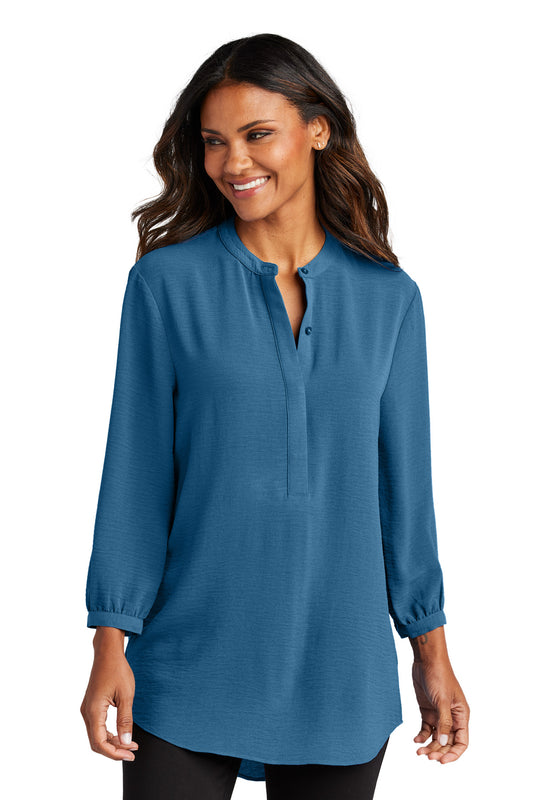 Port Authority ®  Women's 3/4-Sleeve Textured Crepe Tunic LW713 - Angelheart Embroidery and Screen Printing