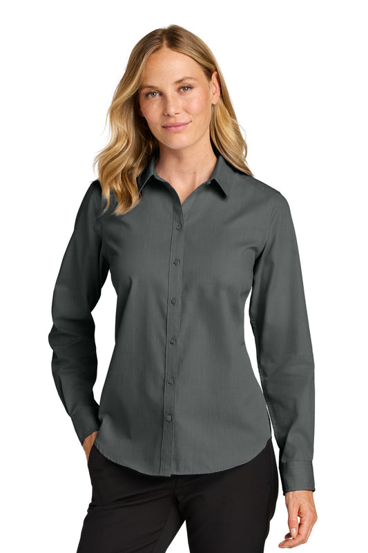 Port Authority ®  Women's Long Sleeve Nailhead Easy Care Shirt LW816 - Angelheart Embroidery and Screen Printing