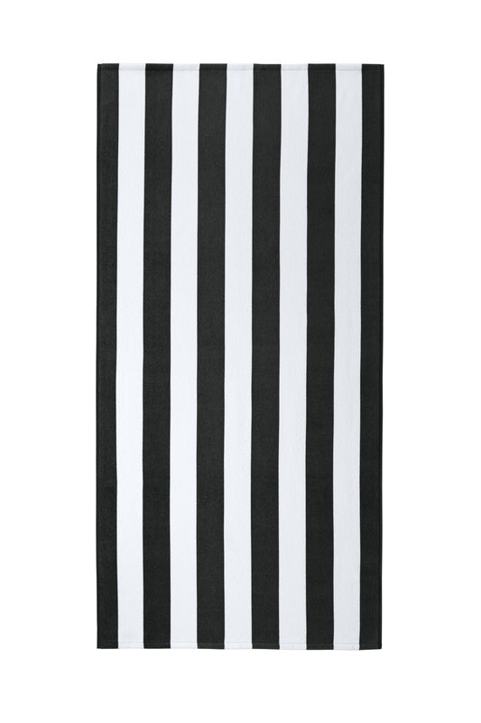 Port Authority  ®  Value Cabana Stripe Beach Towel PT45 - Angelheart Embroidery and Screen Printing