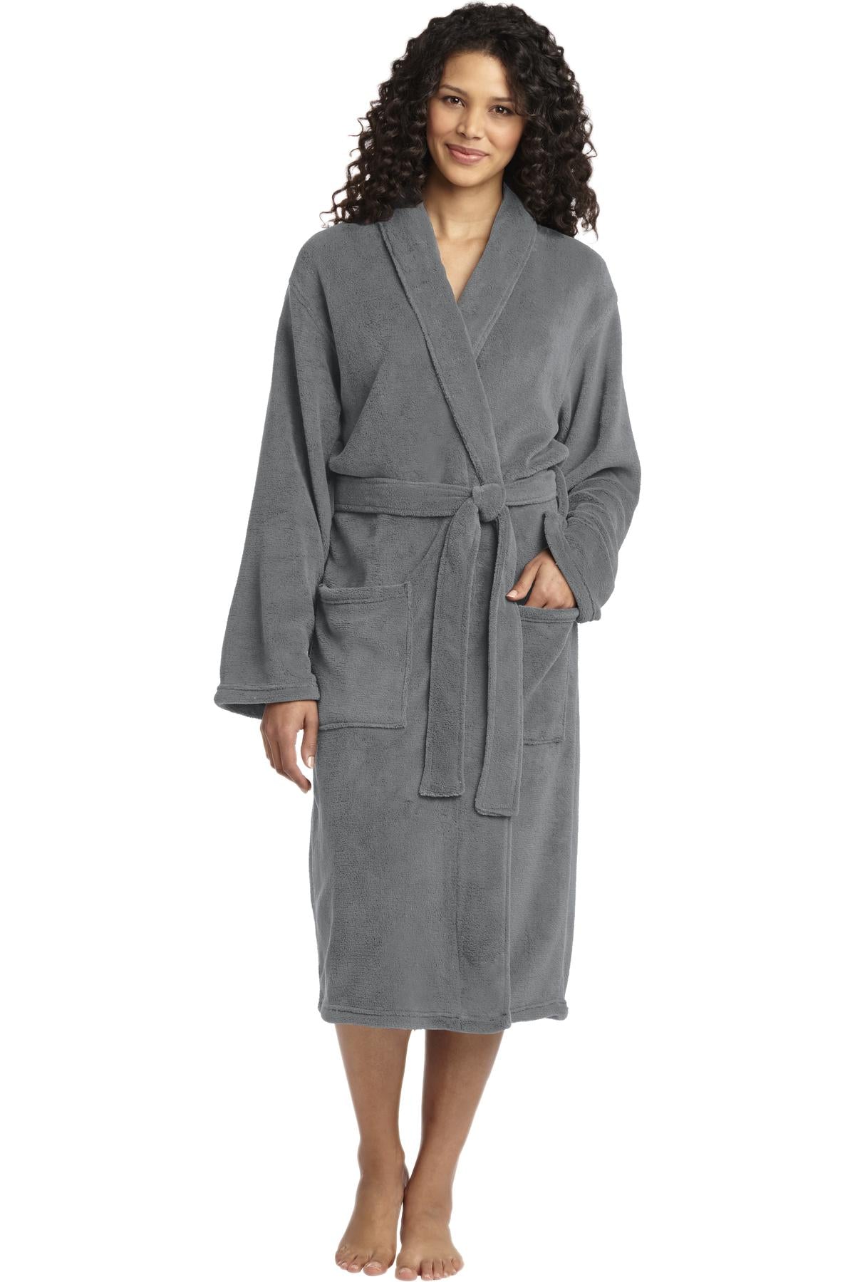 Port Authority ®  Plush Microfleece Shawl Collar Robe. R102 - Angelheart Embroidery and Screen Printing