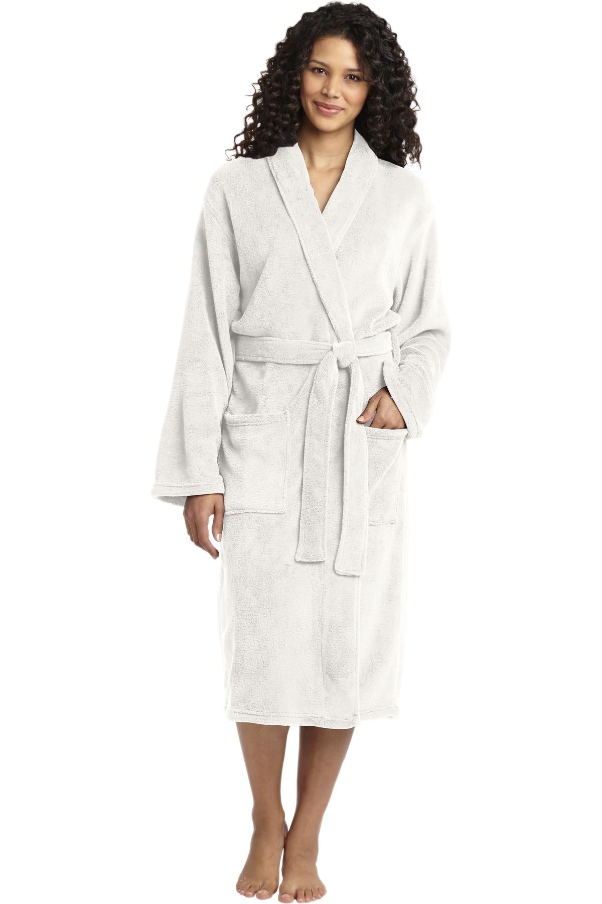 Port Authority ®  Plush Microfleece Shawl Collar Robe. R102 - Angelheart Embroidery and Screen Printing