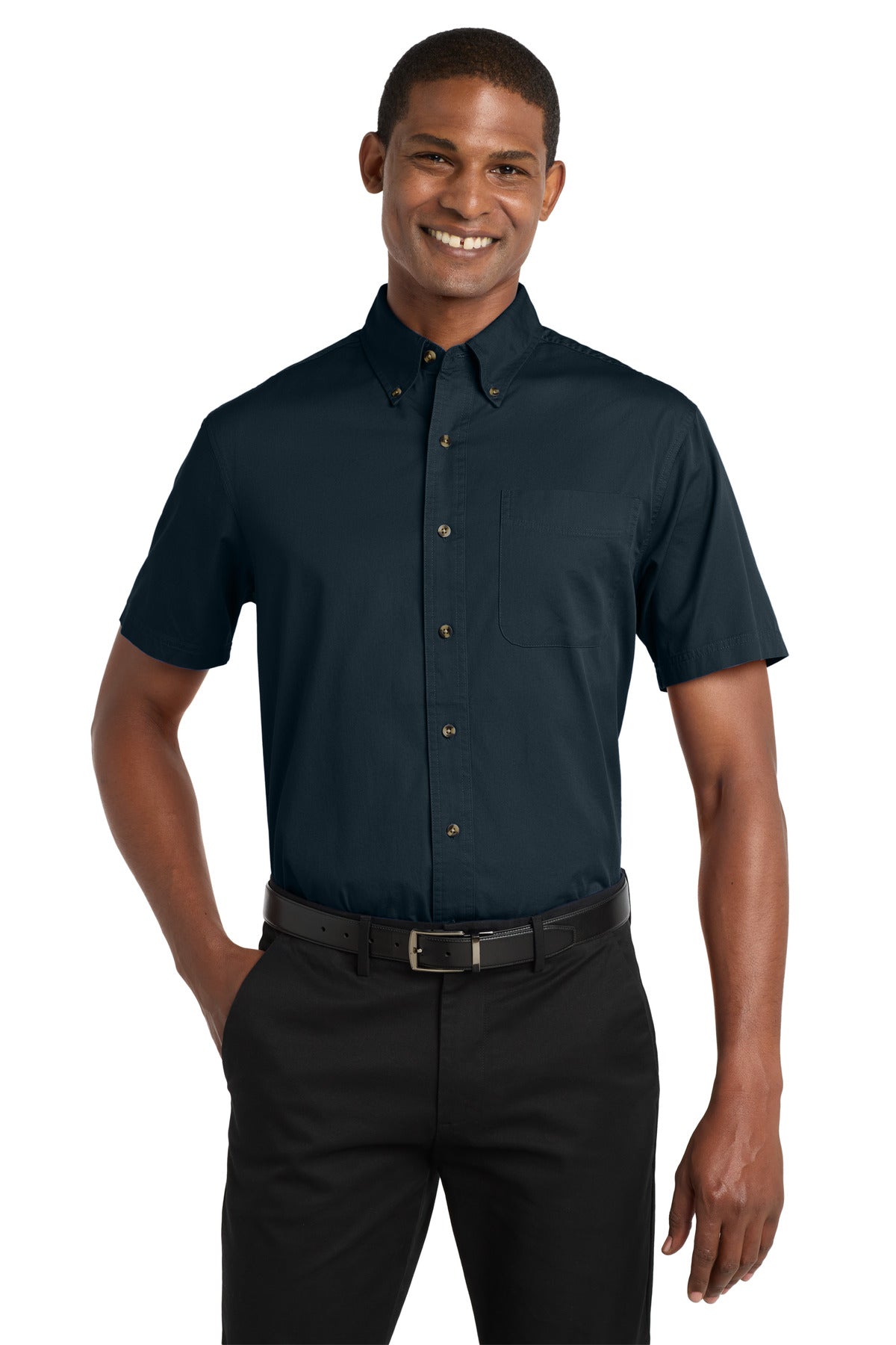 Port Authority ®  Short Sleeve Twill Shirt. S500T - Angelheart Embroidery and Screen Printing