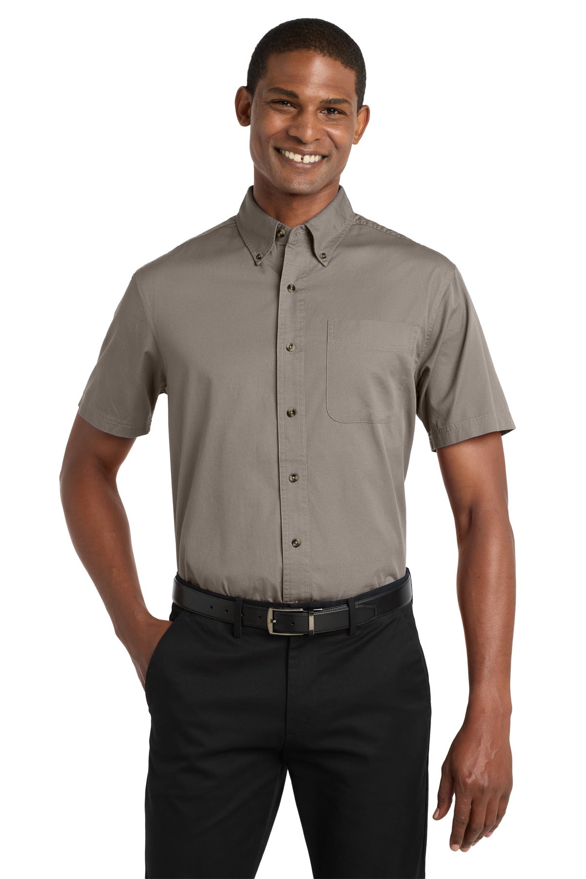 Port Authority ®  Short Sleeve Twill Shirt. S500T - Angelheart Embroidery and Screen Printing