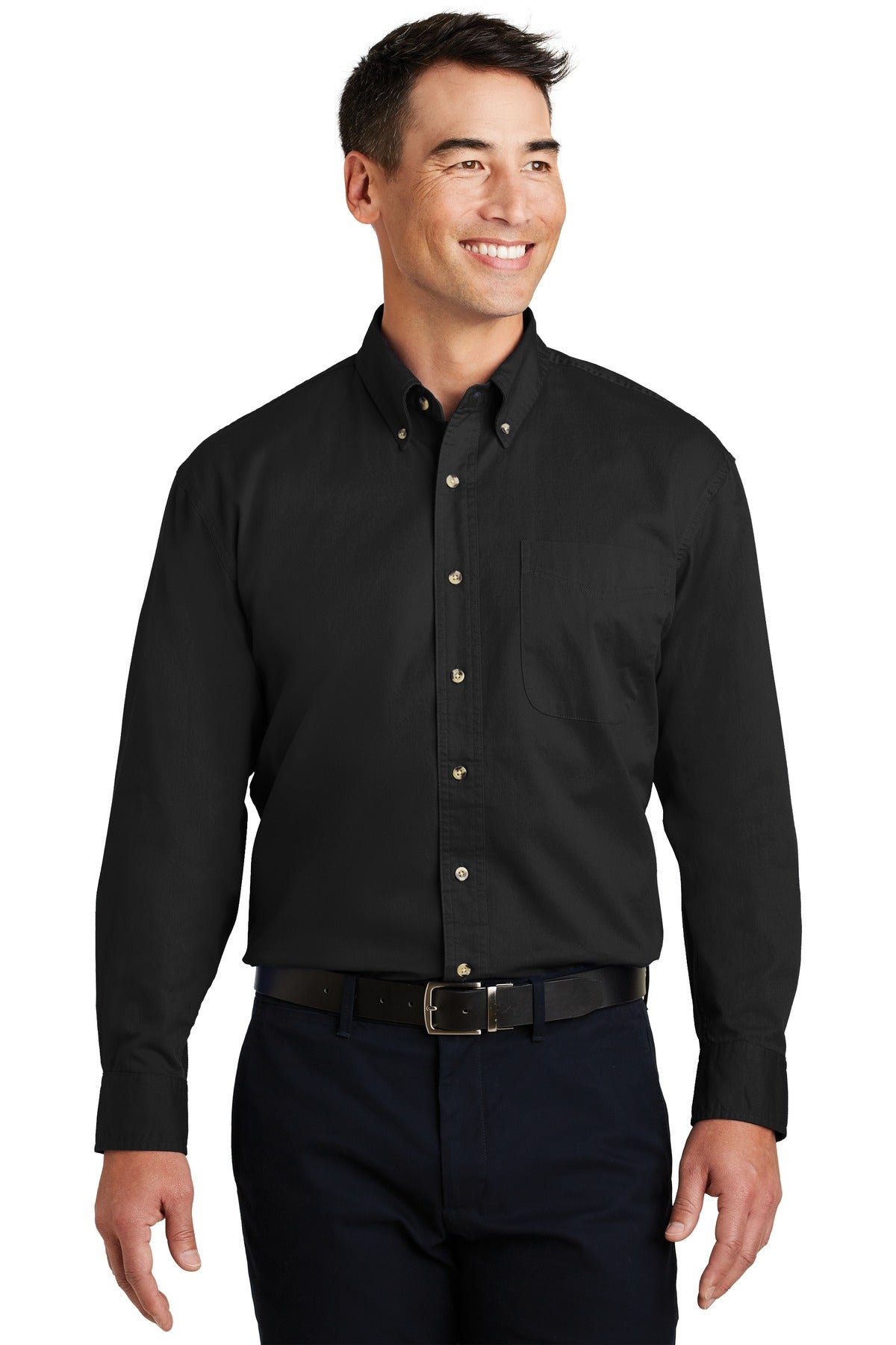 Port Authority ®  Long Sleeve Twill Shirt.  S600T - Angelheart Embroidery and Screen Printing