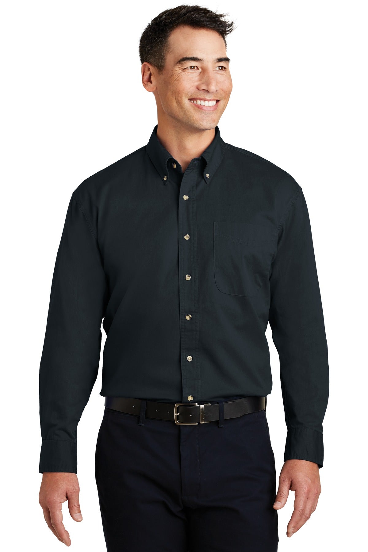 Port Authority ®  Long Sleeve Twill Shirt.  S600T - Angelheart Embroidery and Screen Printing