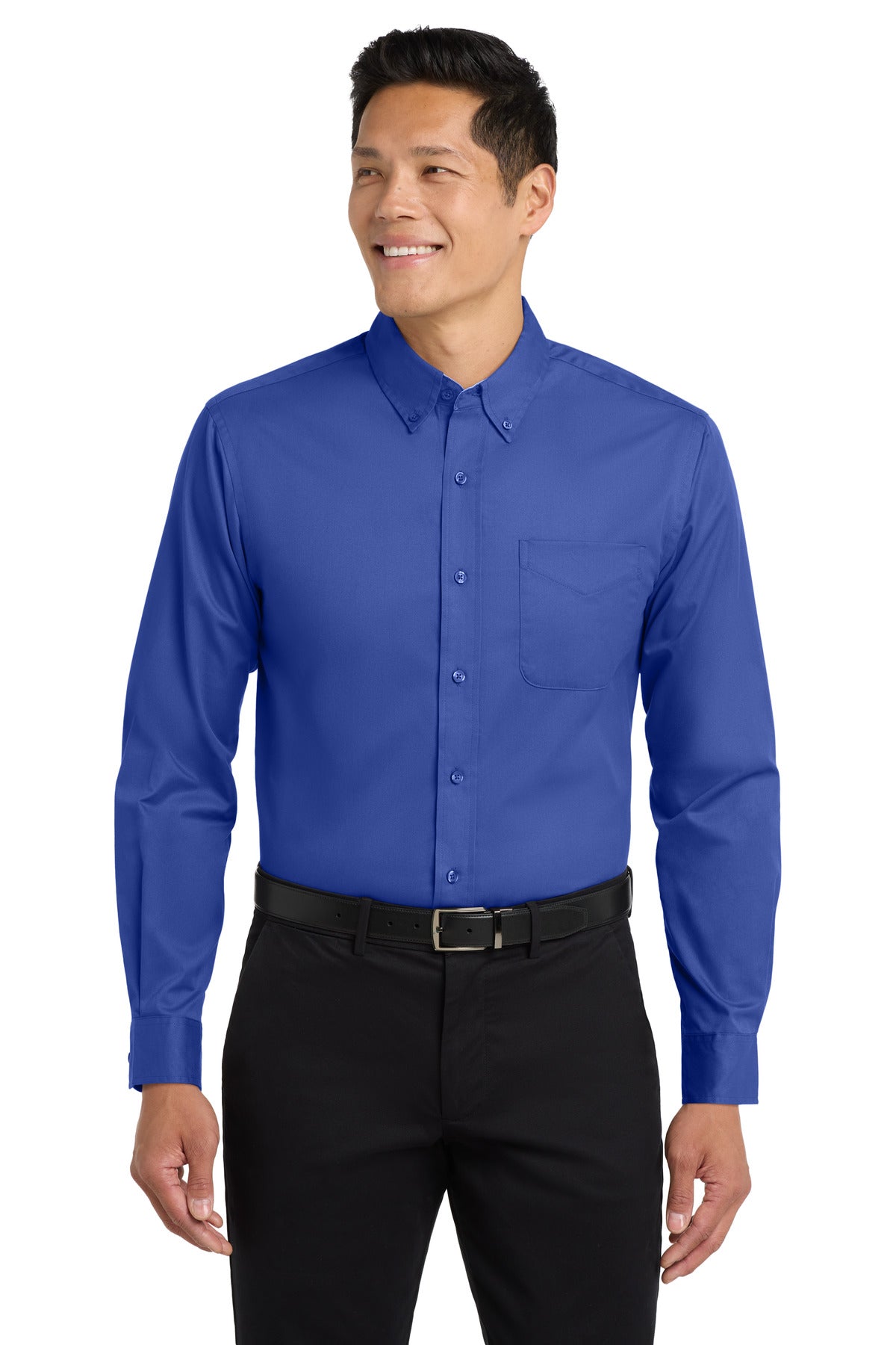 Port Authority ®  Extended Size Long Sleeve Easy Care Shirt S608ES - Angelheart Embroidery and Screen Printing