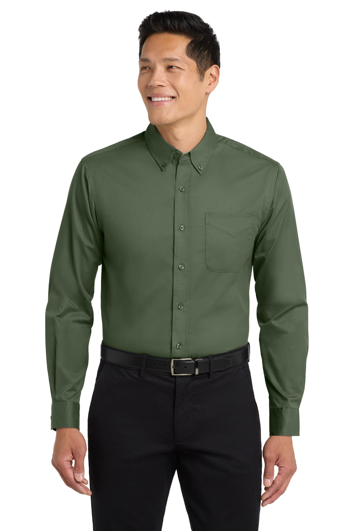 Port Authority ®  Long Sleeve Easy Care Shirt S608 - Angelheart Embroidery and Screen Printing