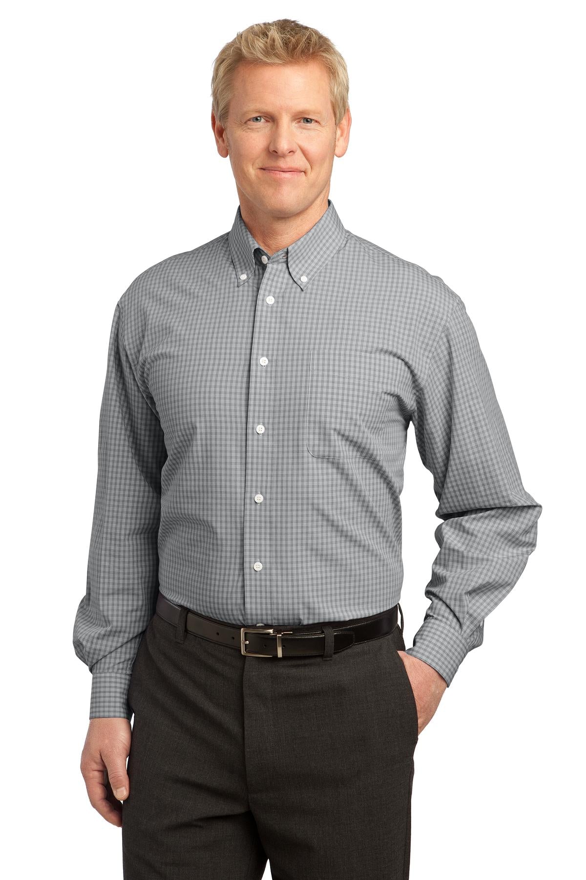 Port Authority ®  Plaid Pattern Easy Care Shirt. S639 - Angelheart Embroidery and Screen Printing