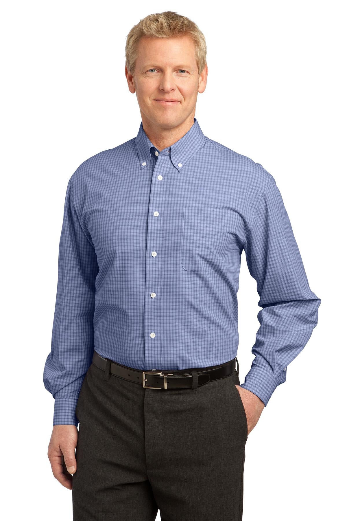 Port Authority ®  Plaid Pattern Easy Care Shirt. S639 - Angelheart Embroidery and Screen Printing