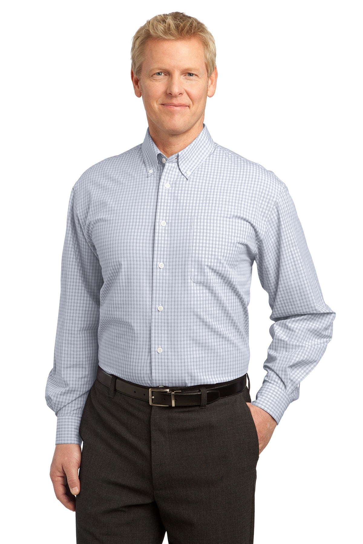 Port Authority ®  Plaid Pattern Easy Care Shirt. S639 - Angelheart Embroidery and Screen Printing