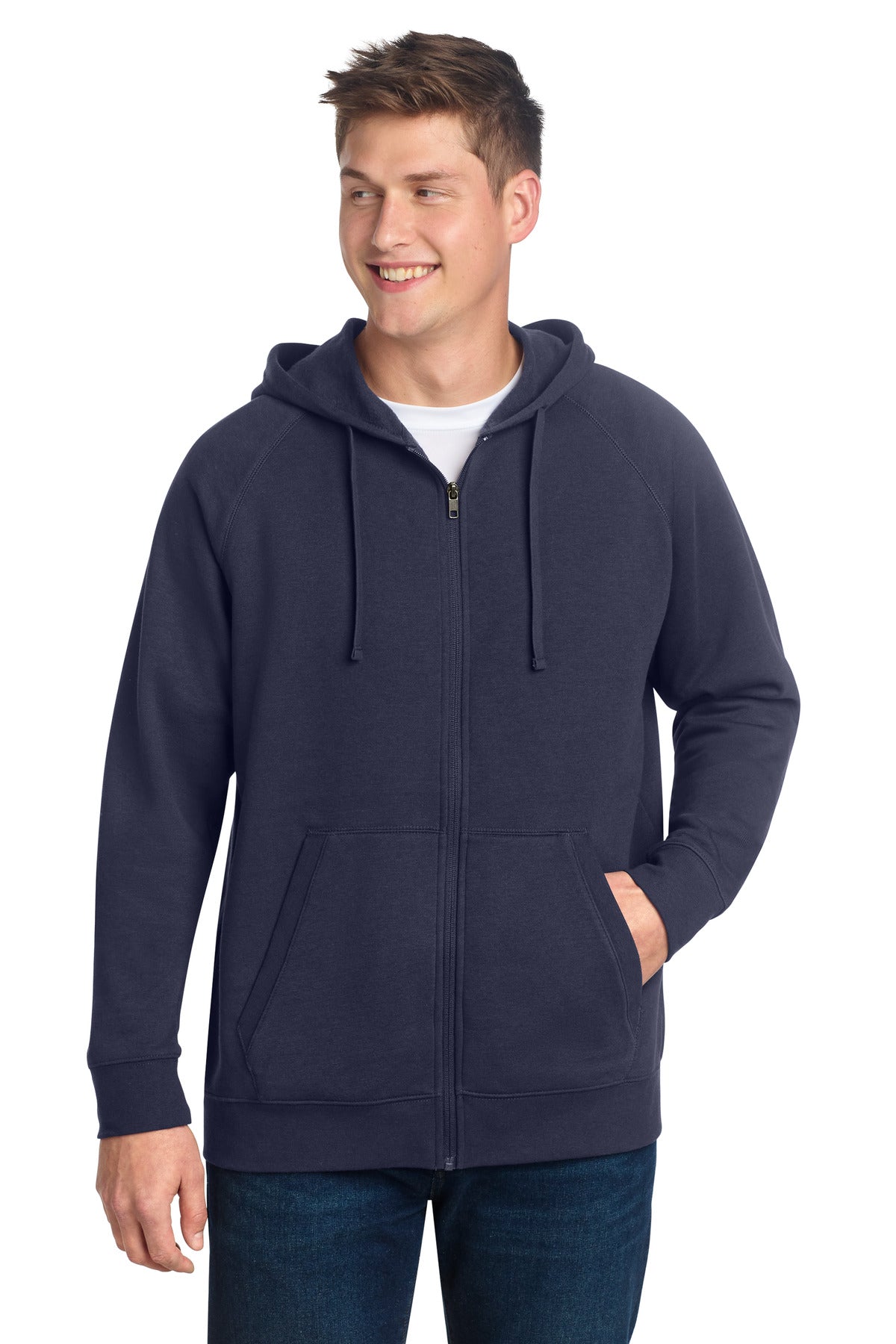 Sport-Tek ®  Drive Fleece Hooded Full-Zip STF201 - Angelheart Embroidery and Screen Printing