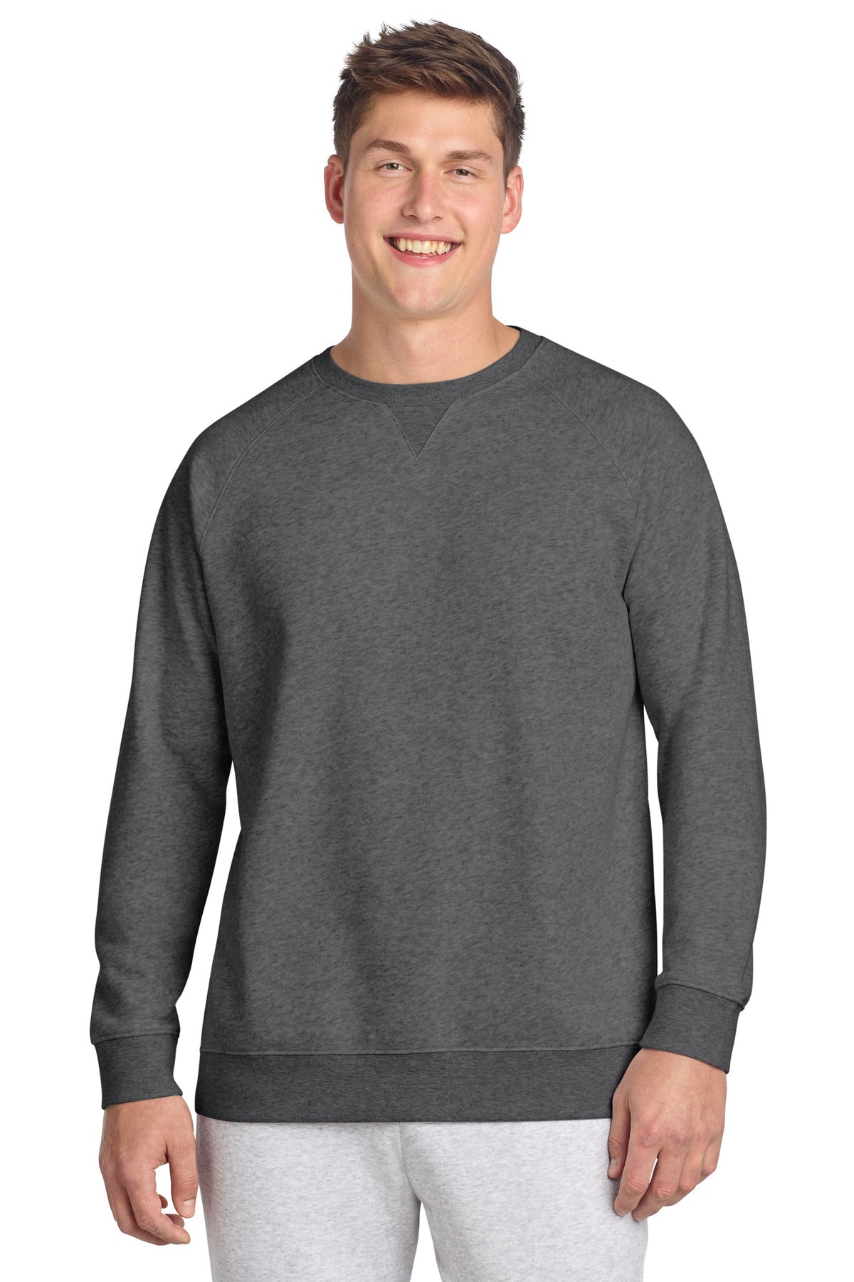 Sport-Tek ®  Drive Fleece Crewneck STF203 - Angelheart Embroidery and Screen Printing