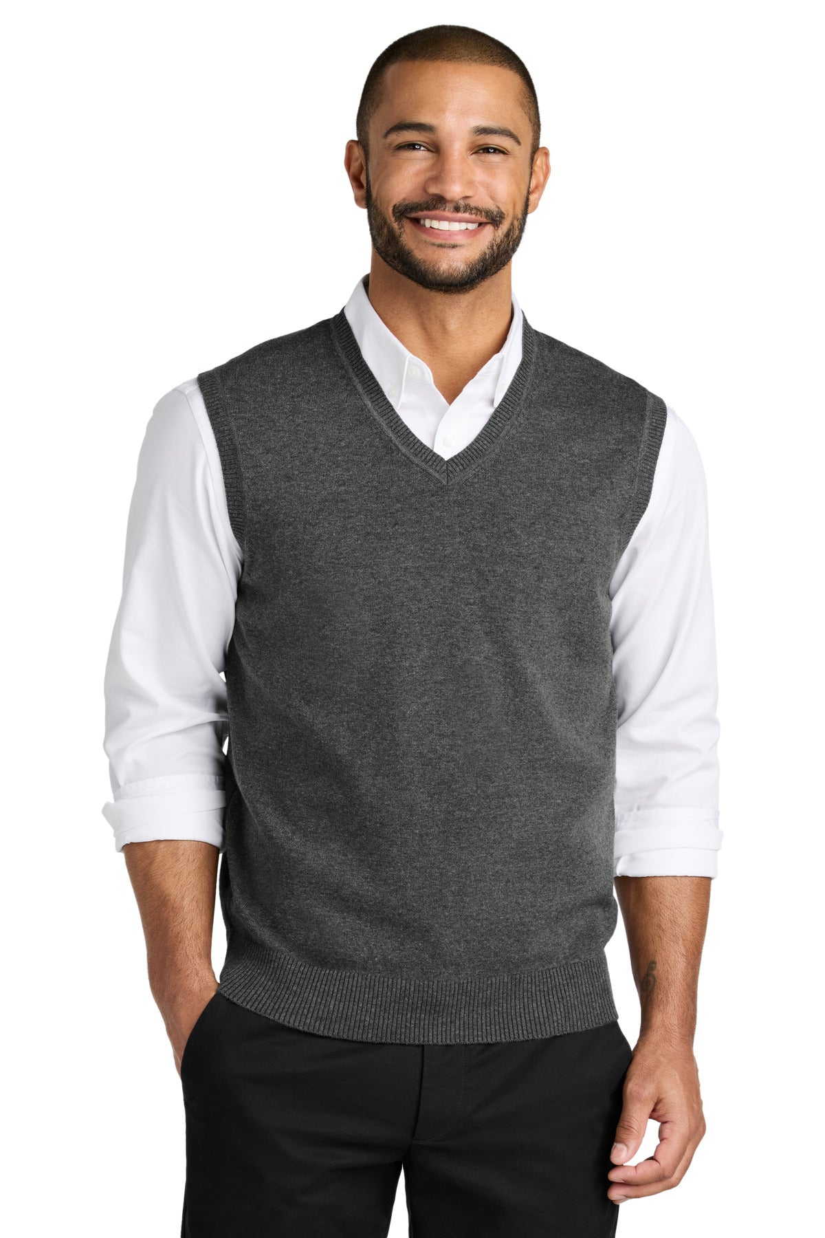 Port Authority ®  Easy Care Sweater Vest SW2860 - Angelheart Embroidery and Screen Printing